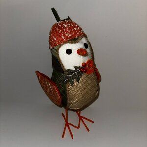 Holiday Time Large 18” Felt Bird FALL Thanksgiving Decor Pumpkin Hat Walmart